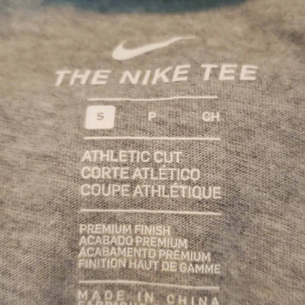 Nike | Women's Black Gray Cotton Short Sleeve Army Tee Sz S